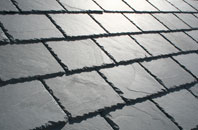 Staploe slate roof